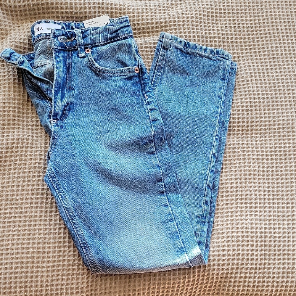 Zara Slim Blue Denim Jeans
